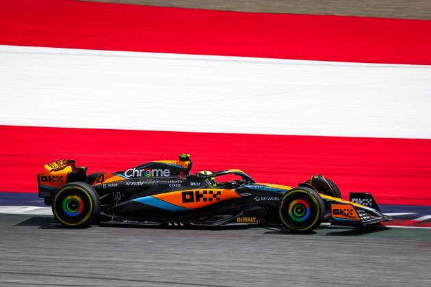 04 NORRIS Lando (gbr), McLaren F1 Team MCL60, action during the 2023 Formula 1 Rolex Grosser Preis von Osterreich, 2023 Austrian Grand Prix, 9th round of the 2023 Formula One World Championship, WM, Weltmeisterschaft from June 30 to July 2, 2023 on the Red Bull Ring, in Spielberg, Austria Copyright: xFlorentxGooden DPPI IPAxSportx x xIPAxSportx 0 IPA_IPA38976302