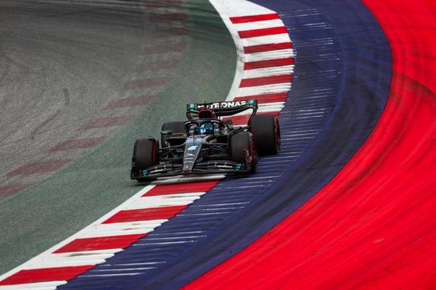 63 RUSSELL George (gbr), Mercedes AMG F1 Team W14, action during the 2023 Formula 1 Rolex Grosser Preis von Osterreich, 2023 Austrian Grand Prix, 9th round of the 2023 Formula One World Championship, WM, Weltmeisterschaft from June 30 to July 2, 2023 on the Red Bull Ring, in Spielberg, Austria Copyright: xFlorentxGooden DPPI IPAxSportx x xIPAxSportx 0 IPA_IPA38977891