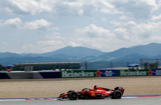 16 LECLERC Charles (mco), Scuderia Ferrari SF-23, action during the 2023 Formula 1 Rolex Grosser Preis von Osterreich, 2023 Austrian Grand Prix, 9th round of the 2023 Formula One World Championship, WM, Weltmeisterschaft from June 30 to July 2, 2023 on the Red Bull Ring, in Spielberg, Austria  Copyright: xDppi DPPI IPAxSportx xipa-agencyx xIPAxSportx 0 IPA_IPA38983881