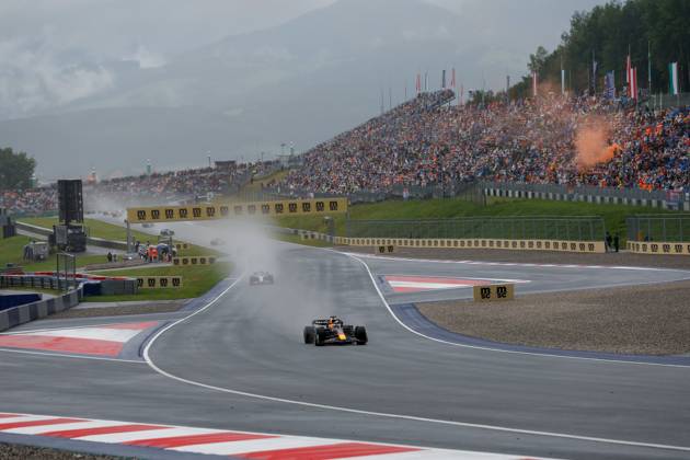 01 VERSTAPPEN Max (nld), Red Bull Racing RB19, action during the 2023 Formula 1 Rolex Grosser Preis von Osterreich, 2023 Austrian Grand Prix, 9th round of the 2023 Formula One World Championship, WM, Weltmeisterschaft from June 30 to July 2, 2023 on the Red Bull Ring, in Spielberg, Austria Copyright: xDppi DPPI IPAxSportx xipa-agencyx xIPAxSportx 0 IPA_IPA38992439