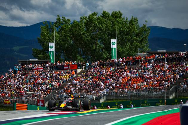 01 VERSTAPPEN Max (nld), Red Bull Racing RB19, action during the 2023 Formula 1 Rolex Grosser Preis von Osterreich, 2023 Austrian Grand Prix, 9th round of the 2023 Formula One World Championship, WM, Weltmeisterschaft from June 30 to July 2, 2023 on the Red Bull Ring, in Spielberg, Austria Copyright: xFlorentxGooden DPPI IPAxSportx x xIPAxSportx 0 IPA_IPA39005560