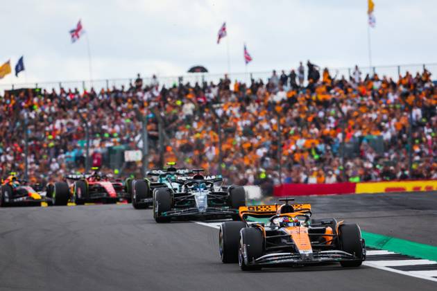 81 PIASTRI Oscar (aus), McLaren F1 Team MCL60, action during the 2023 Formula 1 Aramco British Grand Prix, 10th round of the 2023 Formula One World Championship, WM, Weltmeisterschaft from July 7 to 9, 2023 on the Silverstone Circuit, in Silverstone, United Kingdom  Copyright: xAntoninxVincent DPPI IPAxSportx x xIPAxSportx 0 IPA_IPA39142219