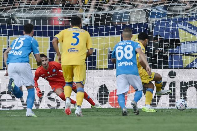 Mg Genova 19 08 2023 - campionato di calcio serie A Genoa-Fiorentina foto Matteo Gribaudi Image nella foto: gol Abdoulrahmane Harroui