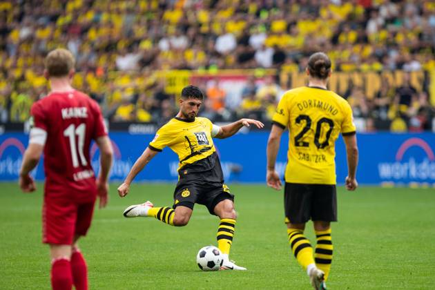 1 Bundesliga, 1 Spieltag Borussia Dortmund 1 FC Koeln, Dortmund, Signal Iduna Park, 19 08 2023 Emre Can Borussia Dortmund, 23 1 Bundesliga, 1 Spieltag Borussia Dortmund 1 FC Koeln, Dortmund, Signal Iduna Park, 19 08 2023 DFL Regulations prohibit any of use of photographs as image sequences and quasi video Copyright: xBEAUTIFULxSPORTS Buriakovx