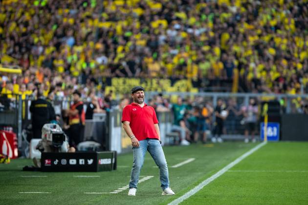 1 Bundesliga, 1 Spieltag Borussia Dortmund 1 FC Koeln, Dortmund, Signal Iduna Park, 19 08 2023 Steffen Baumgart Trainer 1 FC Koeln 1 Bundesliga, 1 Spieltag Borussia Dortmund 1 FC Koeln, Dortmund, Signal Iduna Park, 19 08 2023 DFL Regulations prohibit any of use of photographs as image sequences and quasi video Copyright: xBEAUTIFULxSPORTS Buriakovx