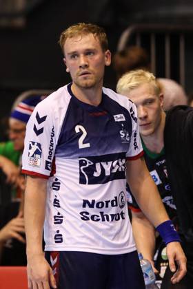Simon Pytlick SG Flensburg Handewitt,2 Handball Bundesliga Season 2023 2024 SC Magdeburg vs SG Flensburg Handewitt at GETEC Arena in Magdeburg Action, Handball,Germany,03 09 2023