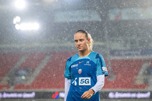 230921 Lisa Naalsund of the Norwegian women s national football team during a training session on September 21, 2023 in Oslo Photo Vegard Grott BILDBYRAN kod VG VG0524 bbeng fotboll football soccer fotball norge norway women dam nations league träning practice training trening  Copyright: VEGARDxGRoTT BB230921VG058