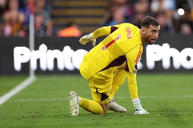 Crystal Palace gegen Nottingham Forest 07 Oktober 2023, London Premier League Fußball Crystal Palace gegen Nottingham Forest Nottingham Forest Torwart Matt Turner Foto Jacques Feeney Abseits London UK  Copyright: xJacquesxFeeneyx xOffsidexOffside