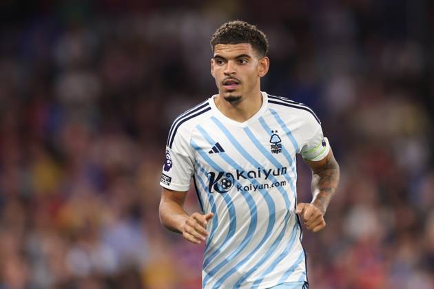 Crystal Palace gegen Nottingham Forest 07 Oktober 2023, London Premier League Fußball Crystal Palace gegen Nottingham Forest Morgan Gibbs Weiß von Nottingham Forest Foto Jacques Feeney Abseits London UK  Copyright: xJacquesxFeeneyx xOffsidexOffside