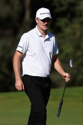 October 12, 2023, MADRID, MADRID, SPAIN: Justin Rose of England looks on during Acciona Open de Espana, Round 1, Golf tournament celebrated at Club de Campo on October 12, 2023, in Madrid, Spain. MADRID SPAIN - ZUMAa181 20231012_zaa_a181_064 Copyright: xOscarxJ.xBarrosox