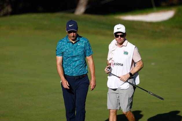 October 12, 2023, MADRID, MADRID, SPAIN: Ross Fisher of England looks on during Acciona Open de Espana, Round 1, Golf tournament celebrated at Club de Campo on October 12, 2023, in Madrid, Spain. MADRID SPAIN - ZUMAa181 20231012_zaa_a181_101 Copyright: xOscarxJ.xBarrosox