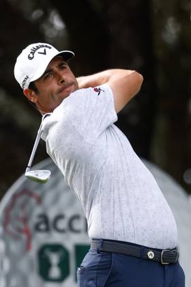 October 13, 2023, MADRID, MADRID, SPAIN: Adrian Otaegui of Spain in action during Acciona Open de Espana, Round 2, Golf tournament celebrated at Club de Campo on October 13, 2023, in Madrid, Spain. MADRID SPAIN - ZUMAa181 20231013_zaa_a181_018 Copyright: xOscarxJ.xBarrosox