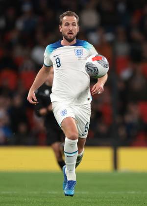 London, England, 17th October 2023. Harry Kane of England during the UEFA European Championship, EM, Europameisterschaft Qualifying match at Wembley Stadium, London. Picture credit should read: Jonathan Moscrop Sportimage EDITORIAL USE ONLY. No use with unauthorised audio, video, data, fixture lists, club league logos or live services. Online in-match use limited to 120 images, no video emulation. No use in betting, games or single club league player publications. SPI-2650-0129
