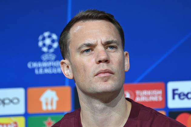 Manuel NEUER Goalkeeper Bayern Muenchen , single picture,cropped single motif,portrait,portrait,portrait Football Champions League Group Stage 4 Matchday FC Bayern Muenchen Galatasaray Istanbul PRESS CONFERENCE on 07 11 2023, Â