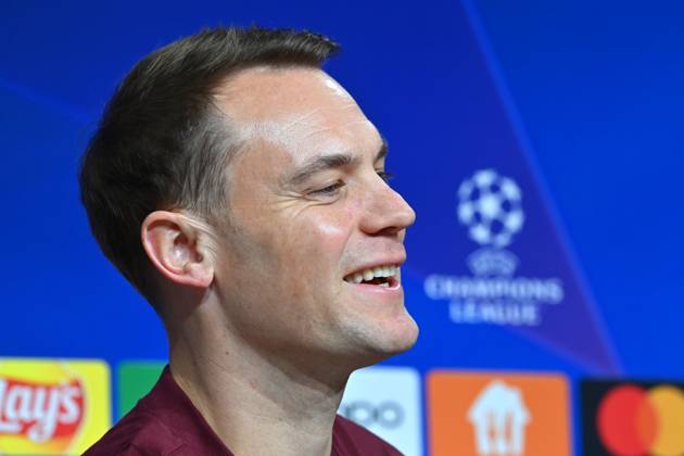 Manuel NEUER Goalkeeper Bayern Muenchen , single picture,cropped single motif,portrait,portrait,portrait Football Champions League Group Stage 4 Matchday FC Bayern Muenchen Galatasaray Istanbul PRESS CONFERENCE on 07 11 2023, Â