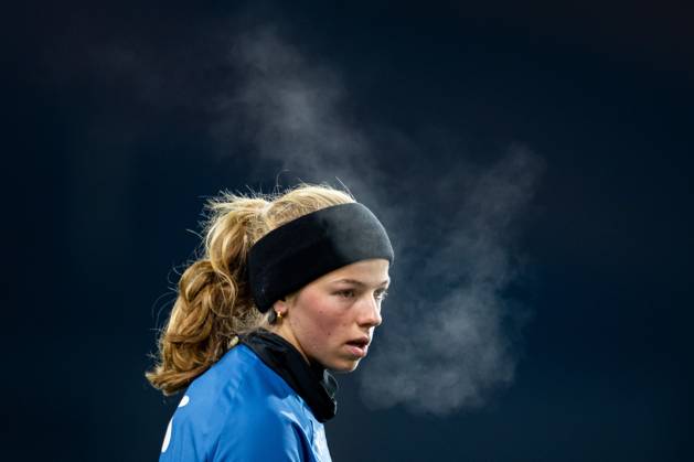 231204 Justine Kielland of the Norwegian women s national football team during a training session on December 4, 2023 in Sankt Pölten Photo Vegard Grott BILDBYRAN code VG VG0567 bbeng fotboll football soccer fotball norge norway women dam nations league träning practice training trening st pölten Copyright: VEGARDxGRoTT BB231204VG008