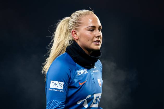 231204 Cathinka Tandberg of the Norwegian women s national football team during a training session on December 4, 2023 in Sankt Pölten Photo Vegard Grott BILDBYRAN code VG VG0567 bbeng fotboll football soccer fotball norge norway women dam nations league träning practice training trening st pölten Copyright: VEGARDxGRoTT BB231204VG038