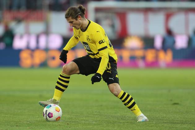 Marcel Sabitzer Borussia Dortmund in action, on the ball, single action, 1 Bundesliga, 1 FC Koeln vs Borussia Dortmund 1 Bundesliga, RheinEnergieStadion, 20 01 2024, Koeln, Germany 1 FC Koeln vs Borussia Dortmund 1 Bundesliga 1 Bundesliga 678