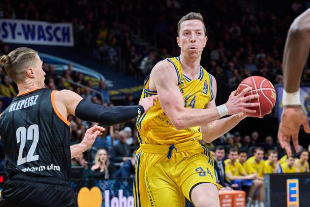 Justin Bean Alba Berlin, 34 , GER, ALBA Berlin vs Ratiofarm Ulm, Basketball Men, easy Credit BBL, Season 2023 2024, Matchday 19, 04 02 2024 GER, ALBA Berlin vs Ratiofarm Ulm, Basketball Men, easy Credit BBL, Season 2023 2024, Matchday 19, 04 02 2024 Berlin Copyright: xEibner-Pressefotox xClaudiusxRaux EP_CRH