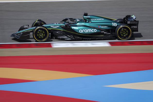 18 STROLL Lance can , Aston Martin F1 Team AMR24, action during the Formula 1 Aramco pre season testing 2024 of the 2024 FIA Formula One World Championship from February 21 to 23, 2024 on the Bahrain International Circuit, in Sakhir, Bahrain Photo Antonin Vincent DPPI F1 Pre season Testing in Bahrain at Bahrain International Circuit on February 22, 2024 in Sakhir, Bahrain Photo by HOCH ZWEI Sakhir Sakhir Bahrain Bahrain