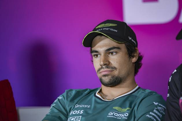 STROLL Lance can , Aston Martin F1 Team AMR24, portrait, press conference during the Formula 1 Aramco pre season testing 2024 of the 2024 FIA Formula One World Championship from February 21 to 23, 2024 on the Bahrain International Circuit, in Sakhir, Bahrain Photo Eric Alonso DPPI F1 Pre season Testing in Bahrain at Bahrain International Circuit on February 22, 2024 in Sakhir, Bahrain Photo by HOCH ZWEI Sakhir Sakhir Bahrain Bahrain