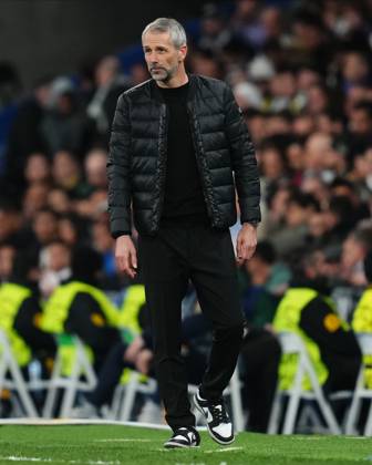 ESP: Real Madrid v RB Leipzig. UEFA Champions League match. Round of 16. RB Leipzig head coach Marco Roseduring the UEFA Champions League match, Round of 16, second leg, between Real Madrid and RB Leipzig played at Santiago Bernabeu Stadium on March 6, 2023 in Madrid Spain. kpng Copyright: xBaguxBlancox xPRESSINPHOTOx PS_240306_375