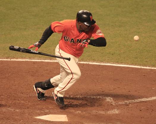 MLB, Baseball Herren, USA National League Division Series Atlanta Braves vs San Francisco Giants OCT 08 October 08, 2010: San Francisco,CA. Giants shortstop Edgar Renteria 16 in action, during the National League Division Series game 2, between the Wild Card Atlanta Braves and the National League West San Francisco Giants at AT&T Park in San Francisco,California. The Giants beat the Braves 1-0. Jeff Trouette CSM.(Credit Image: Â Jeff Trouette Cal Media) San Francisco California U.S. EDITORIAL USE ONLY Copyright: xx ZUMA-20101008_zaf_cj3_009.jpg JeffxTrouettex csmphoto371870