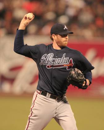 MLB, Baseball Herren, USA National League Division Series Atlanta Braves vs San Francisco Giants OCT 08 October 08, 2010: San Francisco,CA. Braves starting pitcher Tommy Hanson 48 in action, during the National League Division Series game 2, between the Wild Card Atlanta Braves and the National League West San Francisco Giants at AT&T Park in San Francisco,California. The Braves beat the Giants in 11 innings 5-4. Jeff Trouette CSM.(Credit Image: Â Jeff Trouette Cal Media) San Francisco California U.S. EDITORIAL USE ONLY Copyright: xx ZUMA-20101008_zaf_cj3_020.jpg JeffxTrouettex csmphoto371922