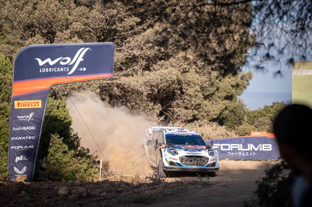FIA WRC, Motorsport Rallye, WM Rally Italia Sardegna 2024 The driver Gregoire Munster and his co-driver Louis Louka are driving a Ford Puma Rally1 in action during Day 1 of Rally Italia Sardegna in Sardinia, Italy, on June 1, 2024 Alghero Italy  Copyright: xFedericoxManonix originalFilename:manoni-notitle240531_np9qC