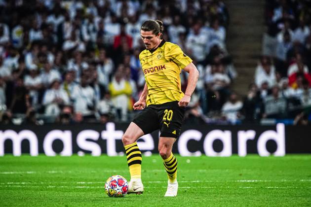 Marcel Sabitzer Borussia Dortmund, 20 ENG, Borussia Dortmund vs Real Madrid, Football, Champions League, Final, 2023 2024 season, 01 06 2024 ENG, Borussia Dortmund vs Real Madrid, Football, Champions League, Final, 2023 2024 season, 01 06 2024 London Copyright: xEibner-Pressefoto MarcelxvonxFehrnx EP_MFN