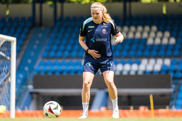 240603 Signe Gaupset of the Norwegian women s national football team during a training session on June 3, 2024 in Ferrara Photo Marius Simensen BILDBYRAN COP 238 bbeng dam football fotball fotboll norge norway practice soccer training trening träning uefa women s euro qualifier  Copyright: MARIUSxSIMENSEN BB240603BB252