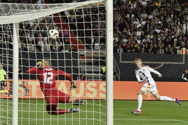 Penalty area scene goal chance by Maximilian Beier 14, Germany 03 06 2024 International soccer match Germany vs Ukraine, Max Morlock Stadium, Nuremberg, Bayern Germany Copyright: xpepphotox xHorstxMauelshagenx pep00321, pep_20240603_hm
