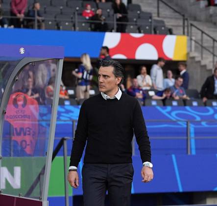 Turkiye s head coach Vincenzo Montella during UEFA EURO, EM, Europameisterschaft,Fussball 2024 quarter final football match between Turkiye and Netherlands at Olympiastadion in Berlin, Germany, on 6 July, 2024. (Photo: Copyright: MehmetxSirinxToplaoglu DepoxPhot 18375104