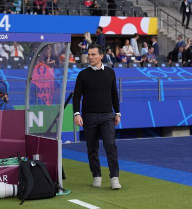 Turkiye s head coach Vincenzo Montella during UEFA EURO, EM, Europameisterschaft,Fussball 2024 quarter final football match between Turkiye and Netherlands at Olympiastadion in Berlin, Germany, on 6 July, 2024. (Photo: Copyright: MehmetxSirinxToplaoglu DepoxPhot 18375132