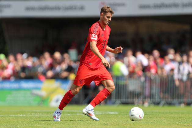 Josip Stanisic FC Bayern Munich in action, on the ball, single action, test match, 1 FC Düren vs FC Bayern Munich, Karl Knipprath Stadion on July 28, 2024 in Juelich, Germany Photo by Oliver Kaelke DeFodi Images Josip Stanisic FC Bayern Munich controls the ball, test match, 1 FC Düren vs FC Bayern Munich, Karl Knipprath Stadion on July 28, 2024 in Juelich, Germany Photo by Oliver Kaelke DeFodi Images Defodi 678 2024 07 28 OK FCDFCB 0594 Defodi-678