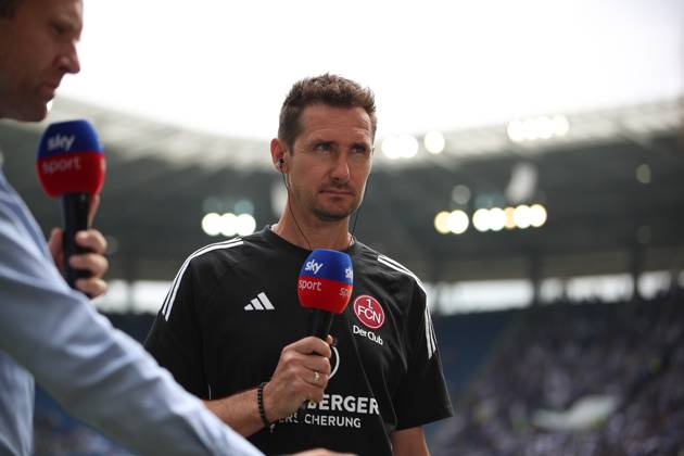 Miroslav Klose 1 FC Nuernberg, Head Coach Karlsruher SC vs 1 FC Nuernberg, Football, 2 Liga, 1 Matchday, 2024 2025, 03 08 2024 , DFL REGULATIONS PROHIBIT ANY USE OF PHOTOGRAPHS AS IMAGE SEQUENCES AND OR QUASI VIDEO Karlsruher SC vs 1 FC Nuernberg, Football, 2 Liga, 1 Matchday, 2024 2025, 03 08 2024 Karlsruhe Copyright: xEibner-Pressefoto JanxPrihodax EP_JPA