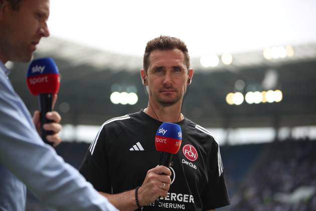 Miroslav Klose 1 FC Nuernberg, Head Coach Karlsruher SC vs 1 FC Nuernberg, Football, 2 Liga, 1 Matchday, 2024 2025, 03 08 2024 , DFL REGULATIONS PROHIBIT ANY USE OF PHOTOGRAPHS AS IMAGE SEQUENCES AND OR QUASI VIDEO Karlsruher SC vs 1 FC Nuernberg, Football, 2 Liga, 1 Matchday, 2024 2025, 03 08 2024 Karlsruhe Copyright: xEibner-Pressefoto JanxPrihodax EP_JPA