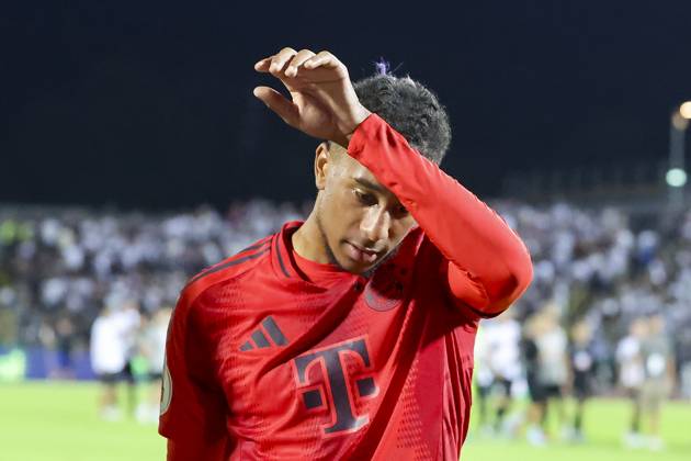 Michael Olise FC Bayern Muenchen looks disappointed, DFB Pokal First Round, SSV Ulm 1846 Fussball vs FC Bayern Muenchen, Donaustadion, August 16, 2024 in Ulm, Germany Photo by Marco Steinbrenner DeFodi Images Michael Olise FC Bayern Muenchen looks dejected, DFB Pokal First Round, SSV Ulm 1846 Fussball vs FC Bayern Muenchen, Donaustadion, August 16, 2024 in Ulm, Germany Photo by Marco Steinbrenner DeFodi Images DFB DFL REGULATIONS PROHIBIT ANY USE OF PHOTOGRAPHS AS IMAGE SEQUENCES AND OR QUASI VIDEO Defodi 700 ulm fcb 20240816 174 Defodi-700 DFB DFL REGULATIONS PROHIBIT ANY USE OF PHOTOGRAPHS AS IMAGE SEQUENCES AND OR QUASI-VIDEO.