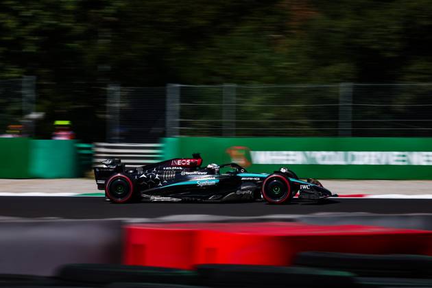 KIMI ANTONELLI Andrea (ita), Mercedes AMG F1 Team W15, action during the Formula 1 Pirelli Gran Premio d’Italia 2024, Italian Grand Prix 2024, 16th round of the 2024 Formula One World Championship, WM, Weltmeisterschaft from August 30 to September 1, 2024 on the Autodromo Nazionale Monza, in Monza, Italy - F1 - ITALIAN GRAND PRIX 2024 DPPI Panoramic 240830_R16_ITALIA_DP_FG0O3370