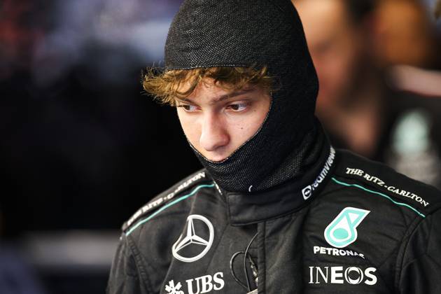 KIMI ANTONELLI Andrea (ita), Mercedes AMG F1 Team W15, portrait during the Formula 1 Pirelli Gran Premio d’Italia 2024, Italian Grand Prix 2024, 16th round of the 2024 Formula One World Championship, WM, Weltmeisterschaft from August 30 to September 1, 2024 on the Autodromo Nazionale Monza, in Monza, Italy - F1 - ITALIAN GRAND PRIX 2024 DPPI Panoramic 240830_R16_ITALIA_DP_EA015388