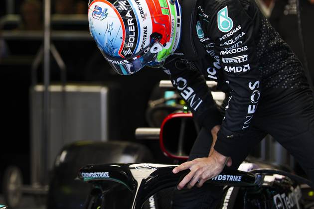 KIMI ANTONELLI Andrea (ita), Mercedes AMG F1 Team W15, portrait during the Formula 1 Pirelli Gran Premio d’Italia 2024, Italian Grand Prix 2024, 16th round of the 2024 Formula One World Championship, WM, Weltmeisterschaft from August 30 to September 1, 2024 on the Autodromo Nazionale Monza, in Monza, Italy - F1 - ITALIAN GRAND PRIX 2024 DPPI Panoramic 240830_R16_ITALIA_DP_EA015457