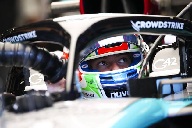 KIMI ANTONELLI Andrea (ita), Mercedes AMG F1 Team W15, portrait during the Formula 1 Pirelli Gran Premio d’Italia 2024, Italian Grand Prix 2024, 16th round of the 2024 Formula One World Championship, WM, Weltmeisterschaft from August 30 to September 1, 2024 on the Autodromo Nazionale Monza, in Monza, Italy - F1 - ITALIAN GRAND PRIX 2024 DPPI Panoramic 240830_R16_ITALIA_DP_EA015607