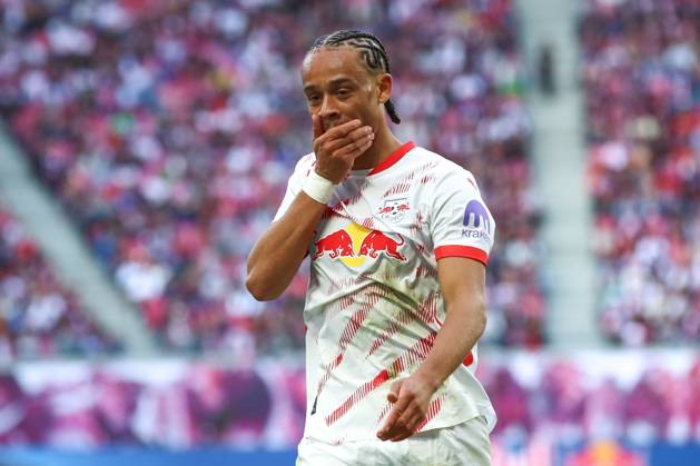 14 09 2024, xtgx, Fußball 1 Bundesliga, RB Leipzig 1 FC Union Berlin emspor, v l Xavi Simons Leipzig, 10 enttaeuscht, enttäuscht, schaut enttaeuscht, niedergeschlagen, disappointed DFL DFB REGULATIONS PROHIBIT ANY USE OF PHOTOGRAPHS as IMAGE SEQUENCES and or QUASI VIDEO Leipzig