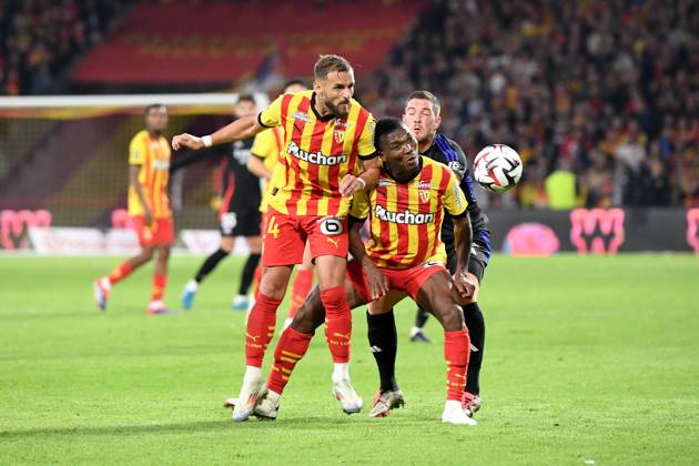 RC Lens v Olympique Lyonnais - Ligue 1 MCDonald s 2024 2025 24 Jonathan GRADIT (rcl) - 15 Hamzat Ojediran (rcl) - 07 Jordan VERETOUT (ol) during the Ligue 1 MCDonald s match between Lens and Lyon at Stade Bollaert-Delelis on September 15, 2024 in Lens, France. Lens France  Copyright: xFEPx 776203932