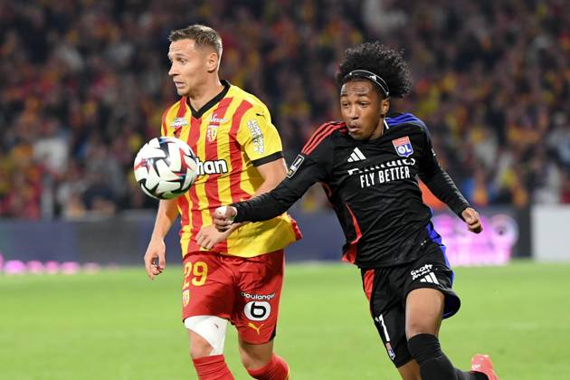 RC Lens v Olympique Lyonnais - Ligue 1 MCDonald s 2024 2025 11 Malick FOFANA (ol) - 29 Przemyslaw FRANKOWSKI (rcl) during the Ligue 1 MCDonald s match between Lens and Lyon at Stade Bollaert-Delelis on September 15, 2024 in Lens, France. Lens France  Copyright: xFEPx 776203932