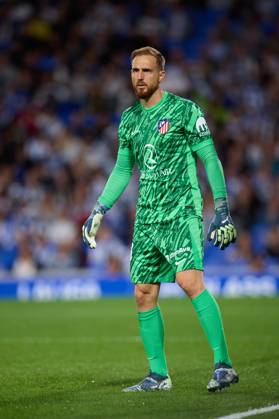 October 6, 2024, San Sebastian, Guipuzcoa, SPAIN: Juan Musso of Atletico de Madrid looks on during the LaLiga EA Sports match between Real Sociedad and Atletico de Madrid at Reale Arena on October 6, 2024, in San Sebastian, Spain. San Sebastian SPAIN - ZUMAa181 20241006_zaa_a181_301 Copyright: xRicardoxLarreinax