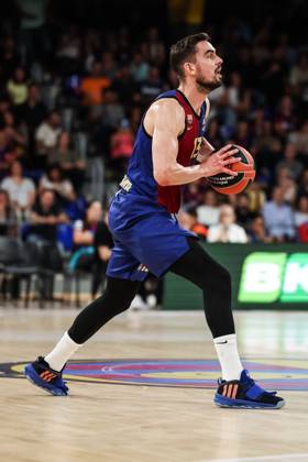 October 11, 2024, Barcelona, Barcelona, Spain: Tomas Satoransky of FC Barcelona, Barca in action during the Turkish Airlines Euroleague, match played between FC Barcelona and Alba Berlin at Palau Blaugrana on October 11, 2024 in Barcelona, Spain. Barcelona Spain - ZUMAa181 20241011_zaa_a181_051 Copyright: xJavierxBorregox