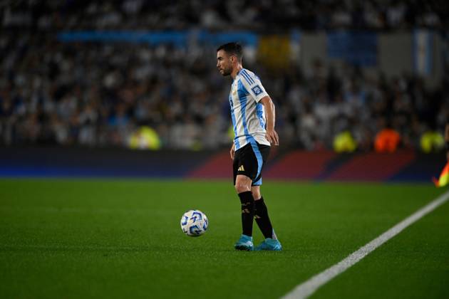 BUENOS AIRES, ARGENTINA - OCTOBER 15: Nicolas Tagliafico of Argentina during the FIFA World Cup, WM, Weltmeisterschaft, Fussball 2026 South American Qualifier match between Argentina and Bolivia at Estadio Mas Monumental Antonio Vespucio Liberti on October 15, 2024 in Buenos Aires, Argentina. Photo by D.Halisz SFSI Argentina v Bolivia - FIFA World Cup 2026 Qualifier Copyright: xDiegoxHalisz SFSIx