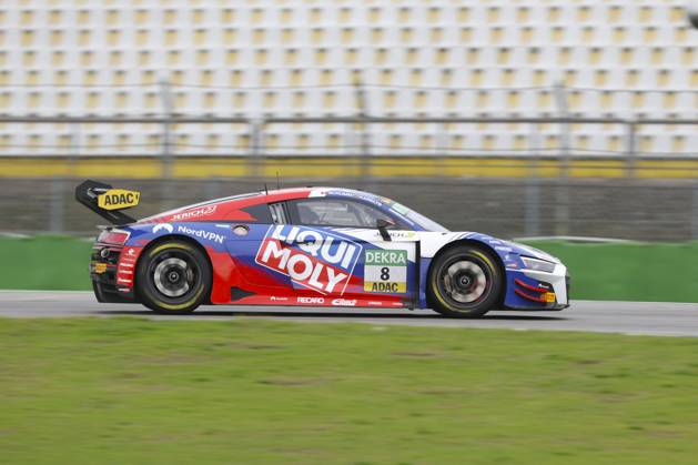 Hockenheim, Germany October 18 20 2024 ADAC GT Masters Final Hockenheimring 2024 Pictured Jonas Karklys Pablo Schumm Team Engstler Audi R8 LMS Evo II Hockenheimring Baden Württemberg Copyright: xFotostandx xManfredxStiebertx