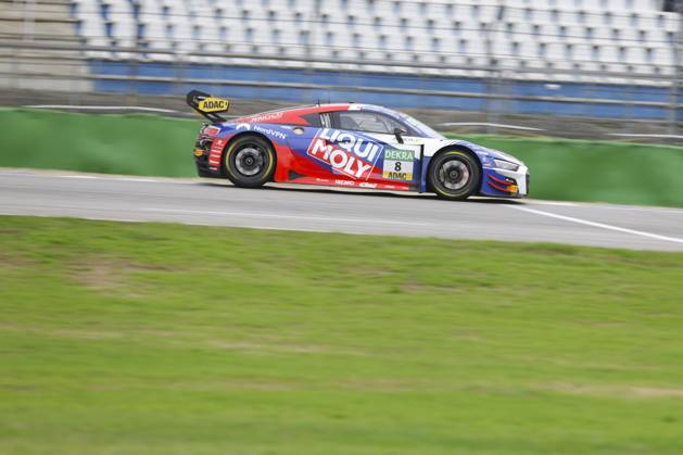 Hockenheim, Germany October 18 20 2024 ADAC GT Masters Final Hockenheimring 2024 Pictured Jonas Karklys Pablo Schumm Team Engstler Audi R8 LMS Evo II Hockenheimring Baden Württemberg Copyright: xFotostandx xManfredxStiebertx